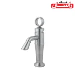 شیر روشویی راسان مدل آنیتا کروم مات