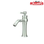 شیر روشویی راسان مدل الیزه کروم مات
