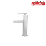 شیر روشویی راسان مدل فلورا کروم