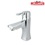 شیر روشویی راسان مدل پاپیون کروم