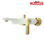 شیر حمام راسان مدل آوات شیری طلایی