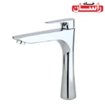 شیر روشویی پایه بلند راسان مدل آتیس کروم