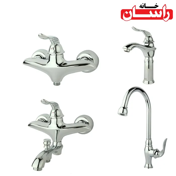 set-primochrome-rassan ست شیرالات راسان مدل پریمو کروم