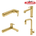 ست شیرالات راسان مدل رزالین طلامات