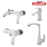 ست شیرالات راسان مدل لوتوس سفید