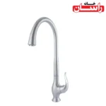 شیر ظرفشویی راسان مدل اکتاو کروم مات