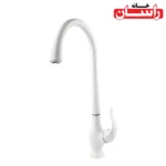 شیر ظرفشویی راسان مدل اکتاو شیری کروم