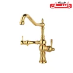 شیر ظرفشویی تصفیه دار راسان مدل لیزا طلایی
