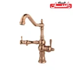 شیر ظرفشویی تصفیه دار راسان مدل لیزا رزگلد