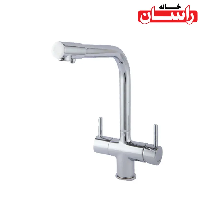 شیر ظرفشویی تصفیه دار راسان مدل لیان کروم