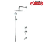 شیر توکار حمام راسان مدل ویوات تنسو کلاس1 کروم