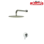 شیر توکار حمام راسان مدل ویوات تنسو کلاس3 کروم